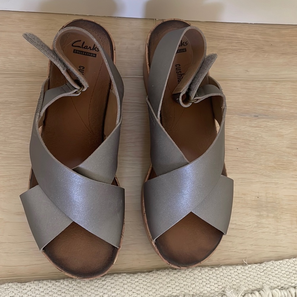Clark’s Soft Cushion Wedge Sandals